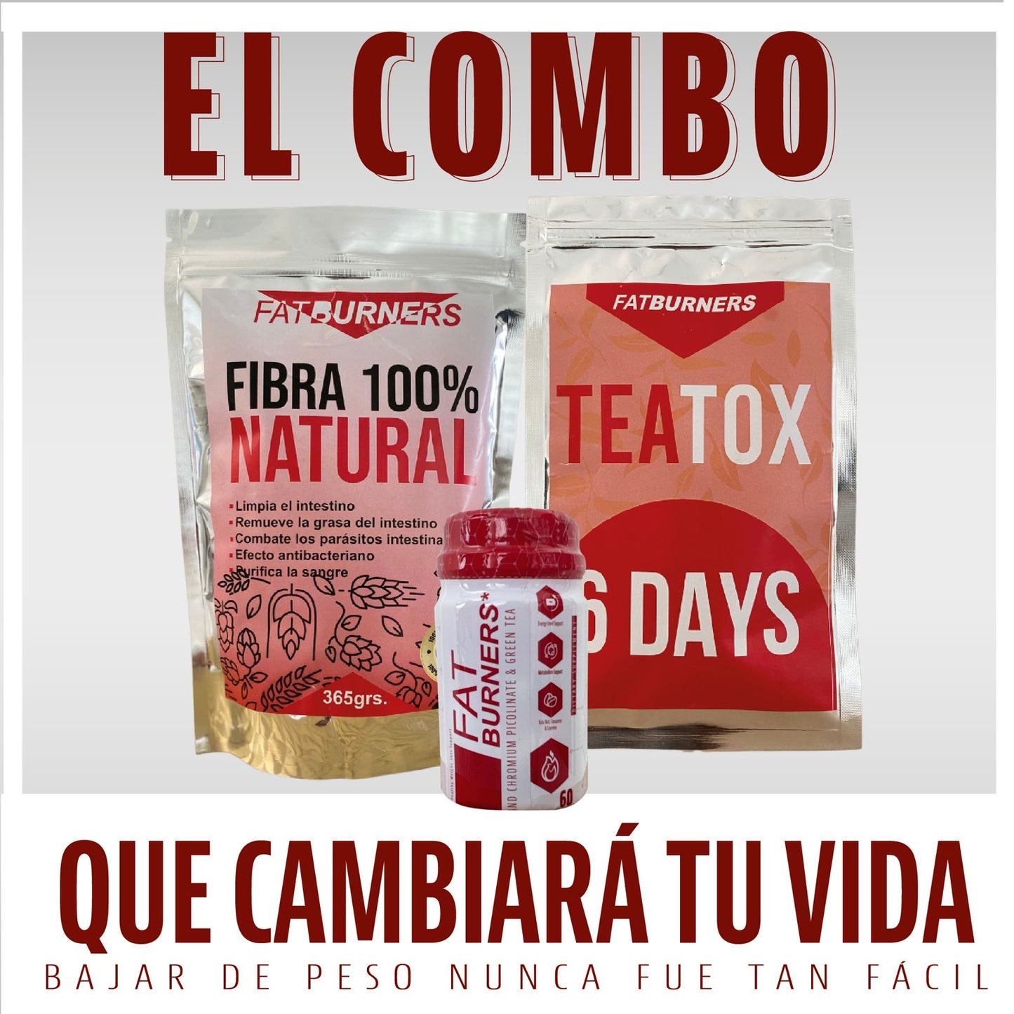 KIT FULL REDUCTOR FAT + TE + FIBRA